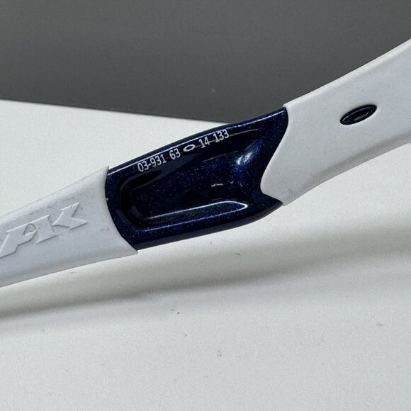 Oakley Sunglasses Flak Jacket XLJ 03-931 Team Navy Blue w/ Black Iridium - Picture 8 of 15